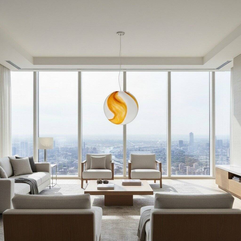 Murano glass chandelier