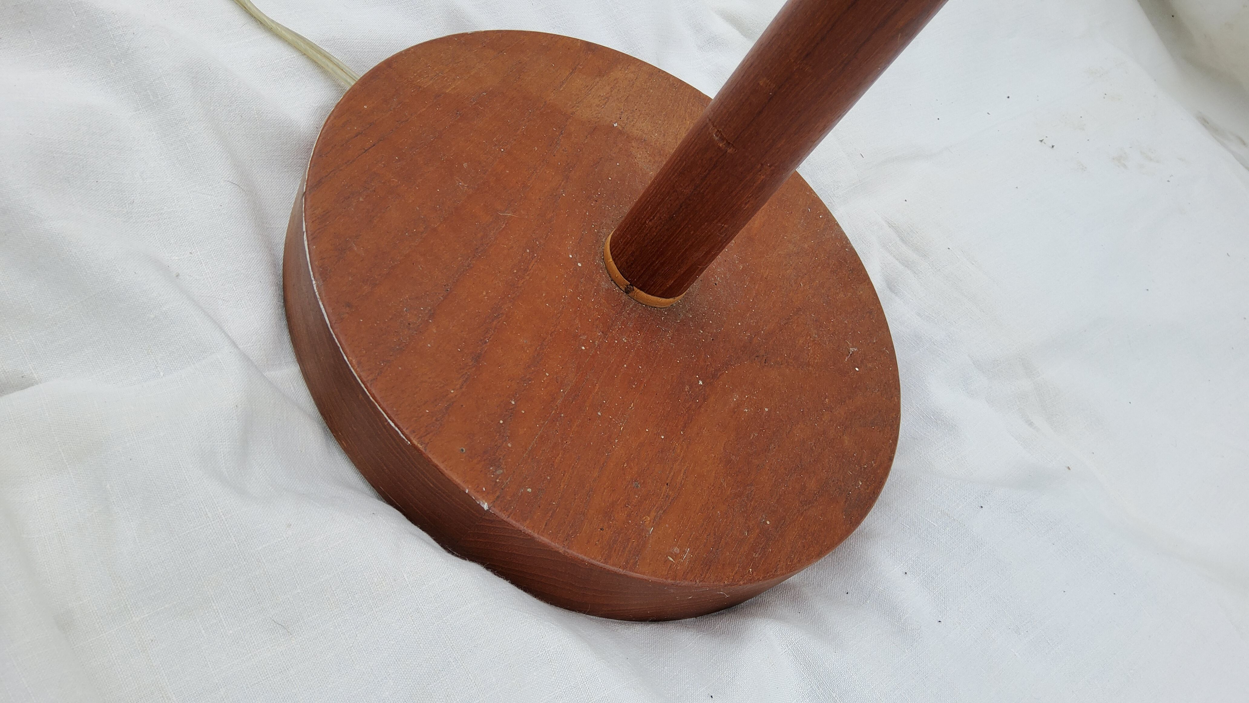 Scandinavian teak lamp from the 1950s