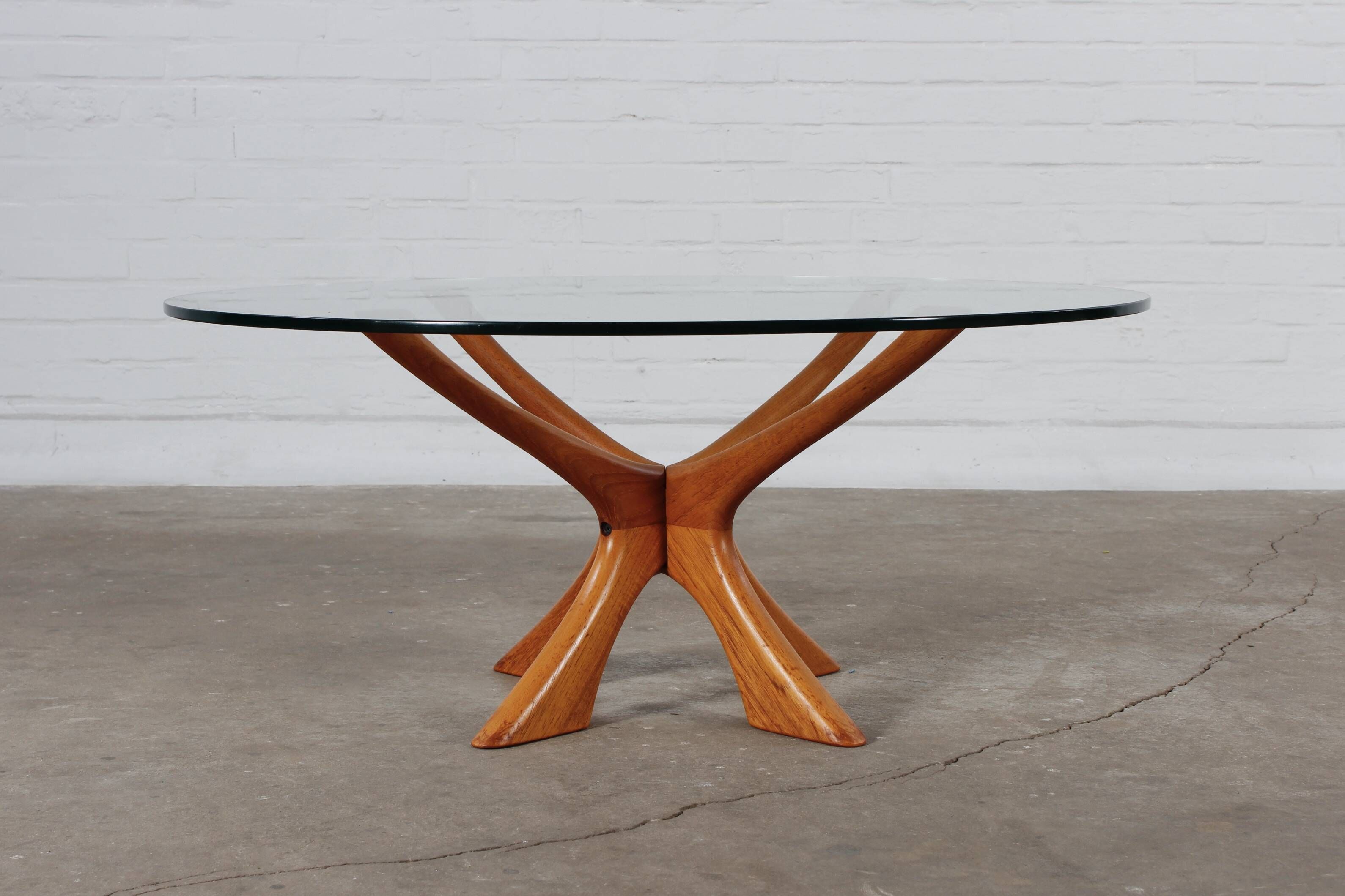 Table basse en teck T188 Illum Wikkelsø Eilersen années 60