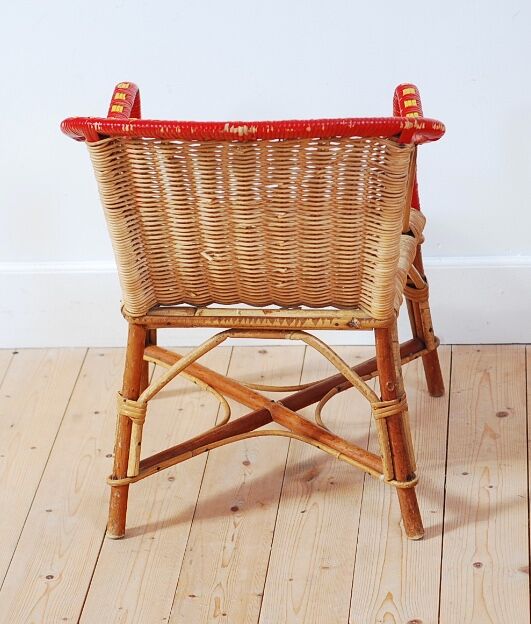 Chair child wicker