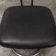 Pair of French Army telegraph operator's swivel chairs, new leather