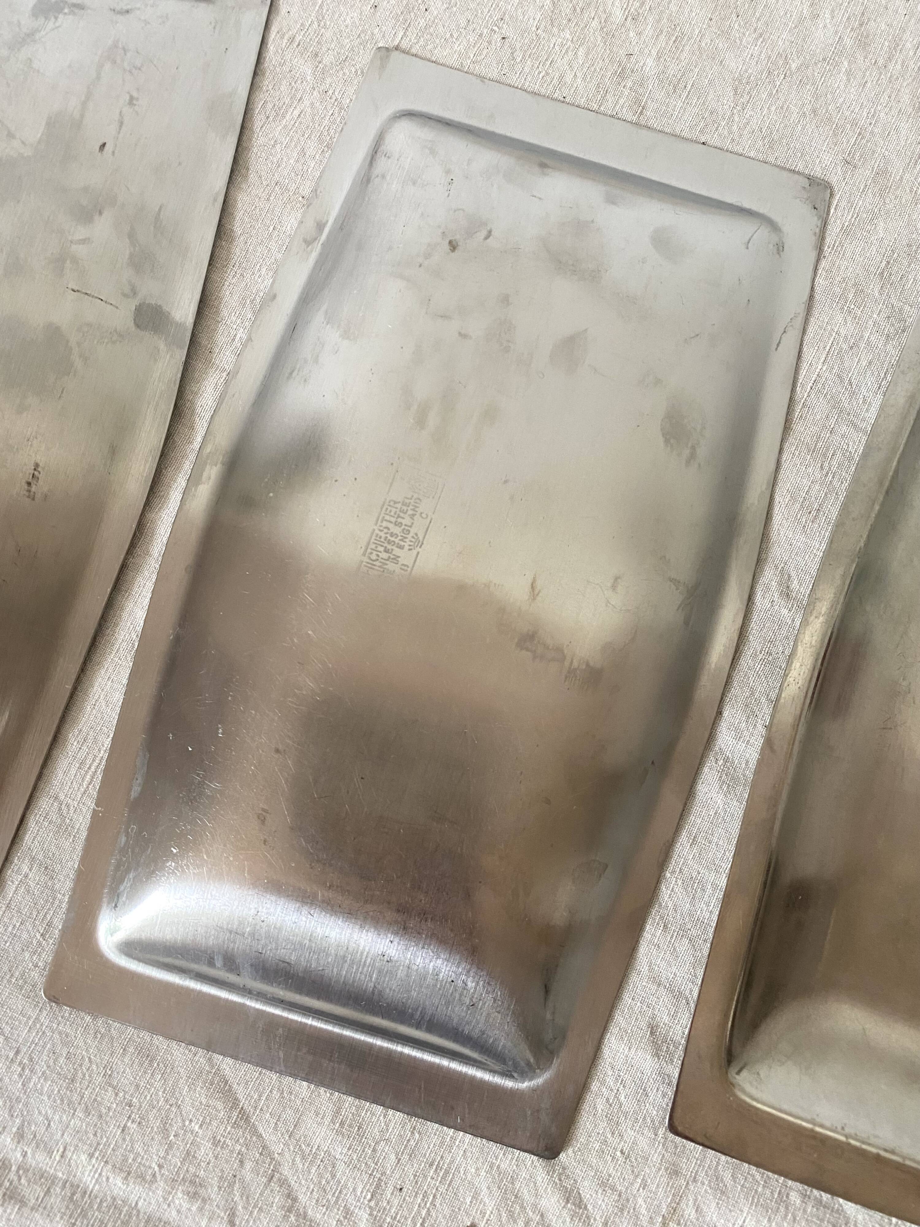 Chichester England stainless steel nesting dishes