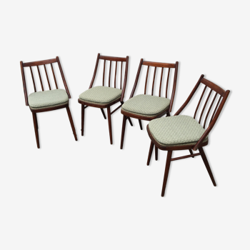 Lot de 4 chaises d'Antonin Suman 60, Tchécoslovaquie