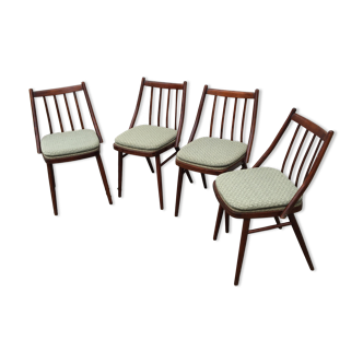 Lot de 4 chaises d'Antonin Suman 60, Tchécoslovaquie