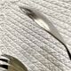Serving cutlery with bamboo and stainless steel handles