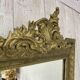 Antique mirror with a pediment