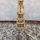 1950s Rattan Floor Lamp in the Style of Louis Sognot, France