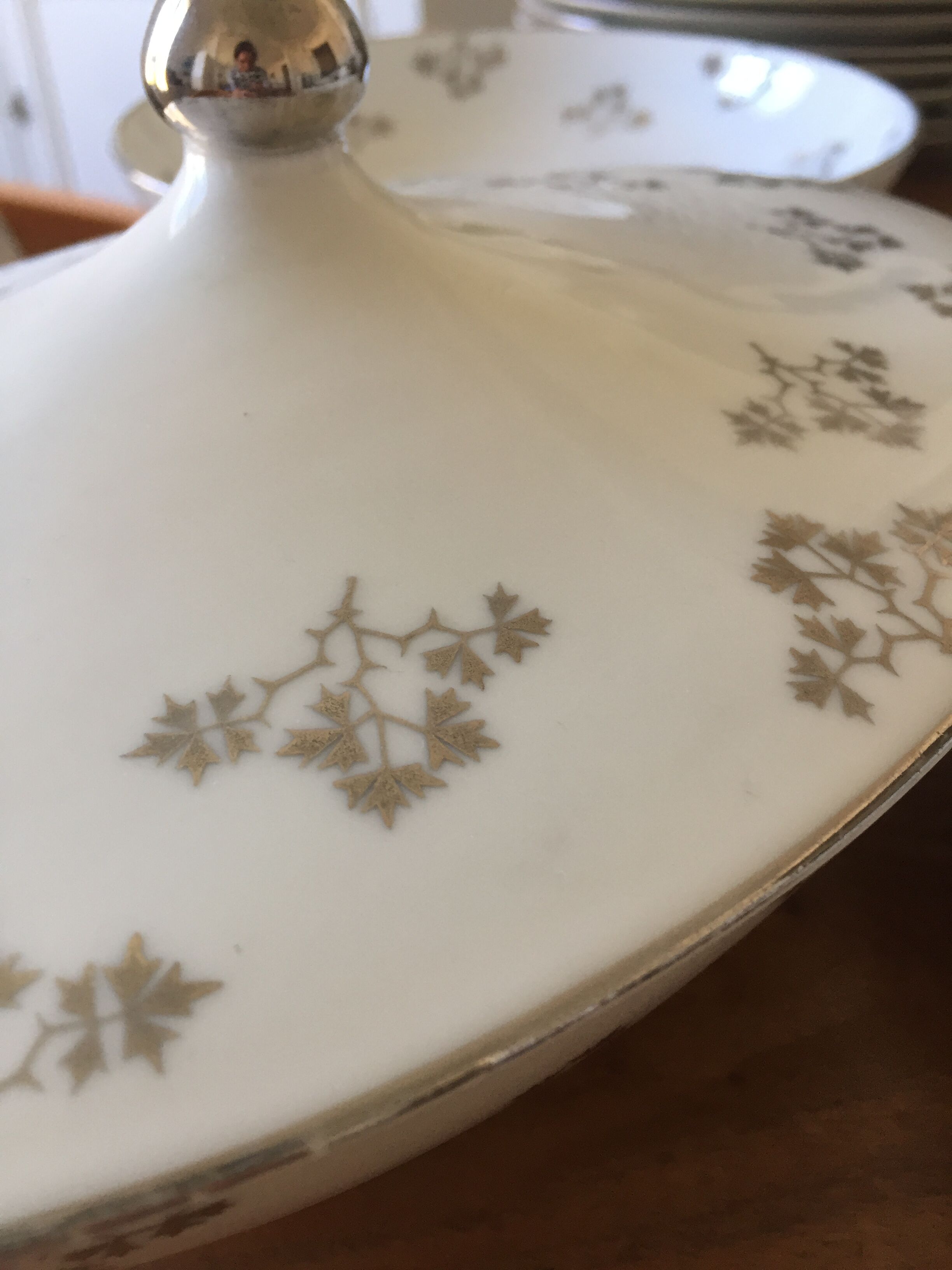 Service 70 pieces porcelain from limoges art deco