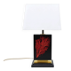 Maison Le Dauphin – “Caraïbes” lamp with gorgonia inclusion 1970-1980