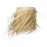 Wall lamp in natural fibres, woven straw with fringes.