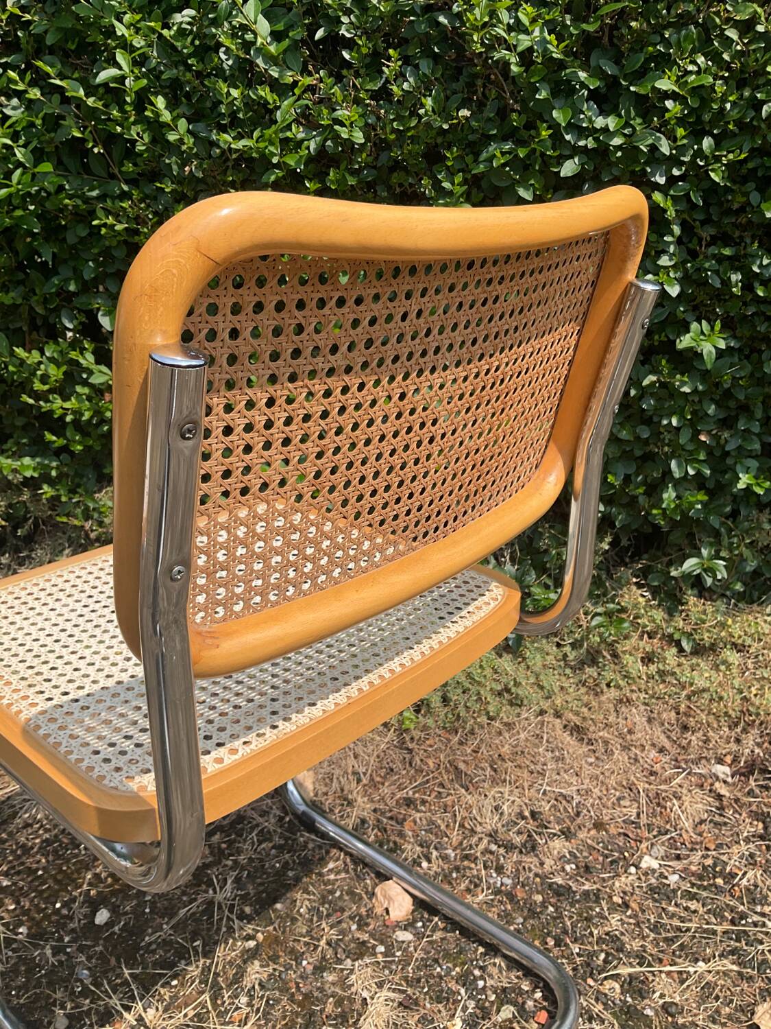 Pair of Marcel Breuer Cesca B32 chairs