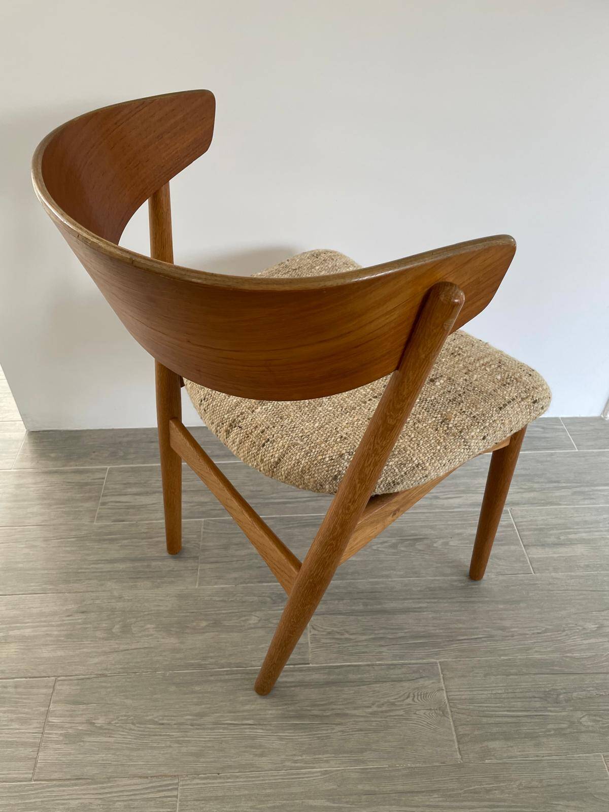 4 Helge Sibast dining chairs model 7, 1953