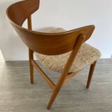 4 Helge Sibast dining chairs model 7, 1953