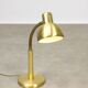 Vintage Italian Brass Gooseneck Table Lamp