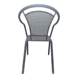 12 fauteuils en fer forgé des années 60