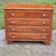 Vintage oak chest of drawers from the 50s compass feet 4 drawers