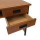Desk of the 60 years with teak top, dutch