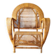 Rattan armchair in the style of Kay Fisker for R. Wengler. Danish work from the 1960s.