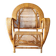 Rattan armchair in the style of Kay Fisker for R. Wengler. Danish work from the 1960s.