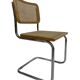 Set of 4 Cesca chairs model b32 in chrome made in italy by Marcel Breuer