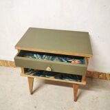 Vintage bedside compass feet