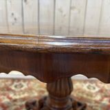 Table de milieu en noyer et ronce de noyer