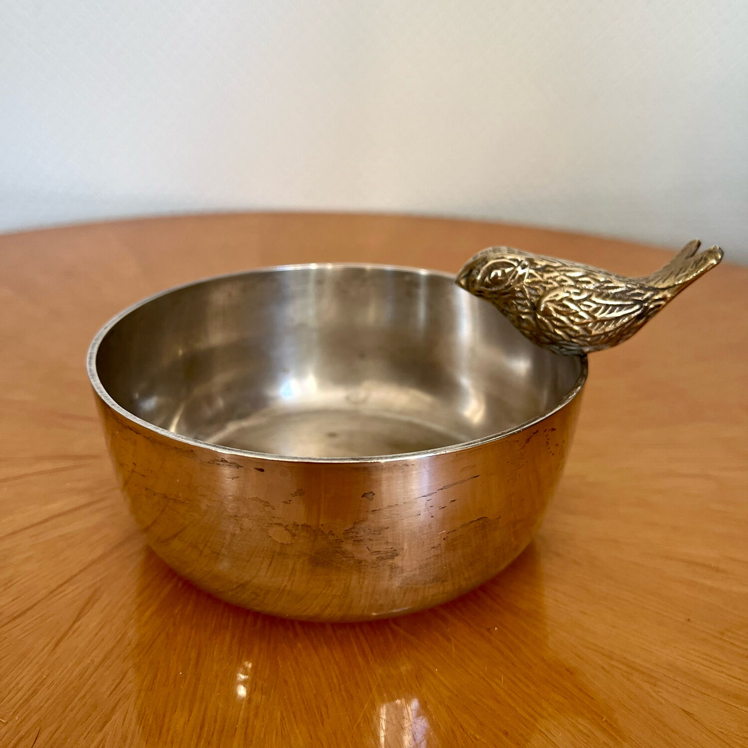 Antique silver metal cup