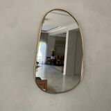 Handcrafted copper mirror