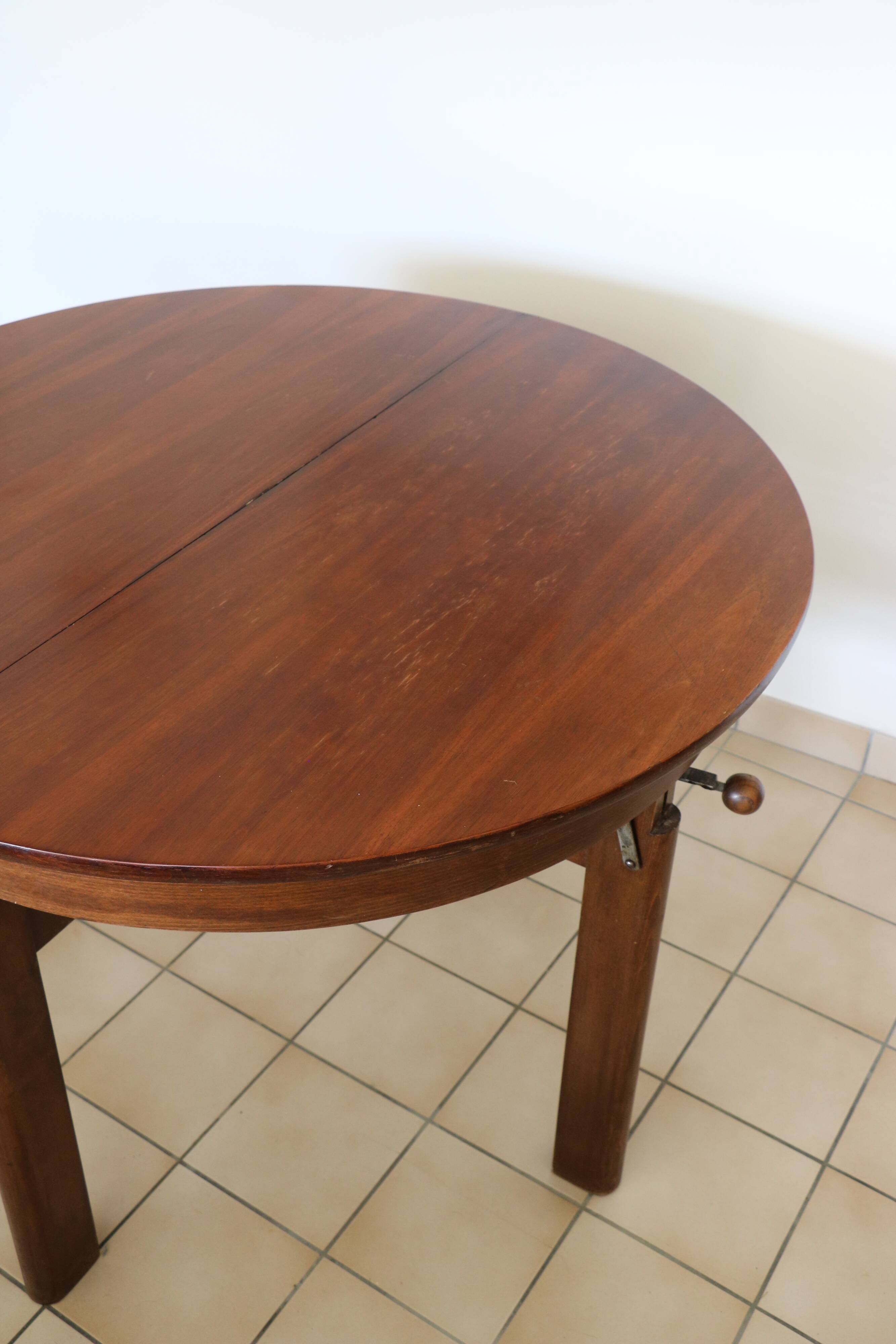 Extendable round table butterfly system 1950