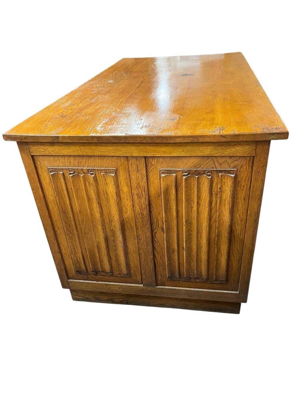Vintage solid wood writing desk/table