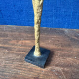 Female subject in gilded bronze, 1999 signed Claudine Berechel