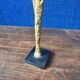 Female subject in gilded bronze, 1999 signed Claudine Berechel