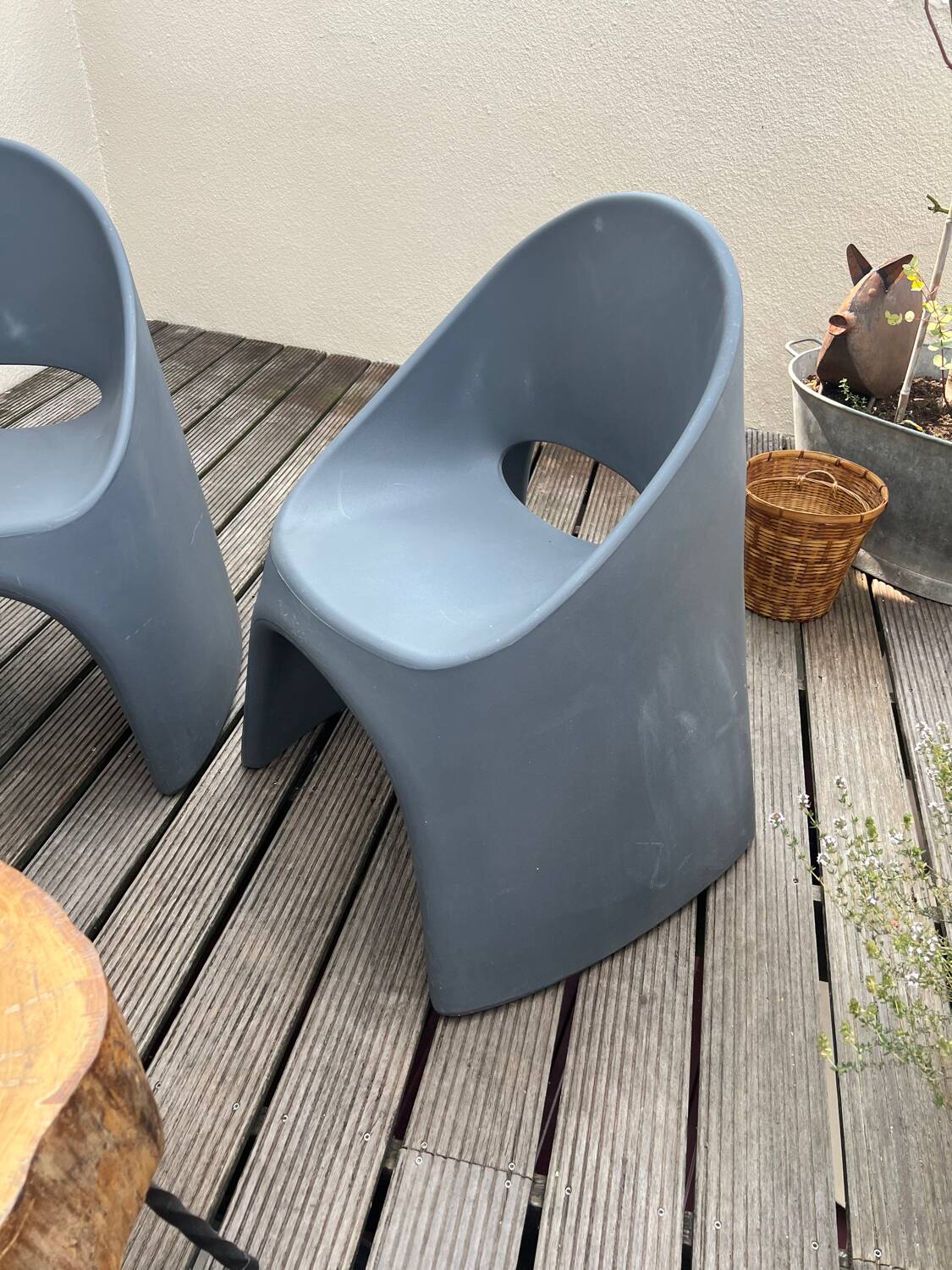 Pair of Slide armchairs from the 80s