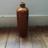 Vintage enamelled stoneware bottle