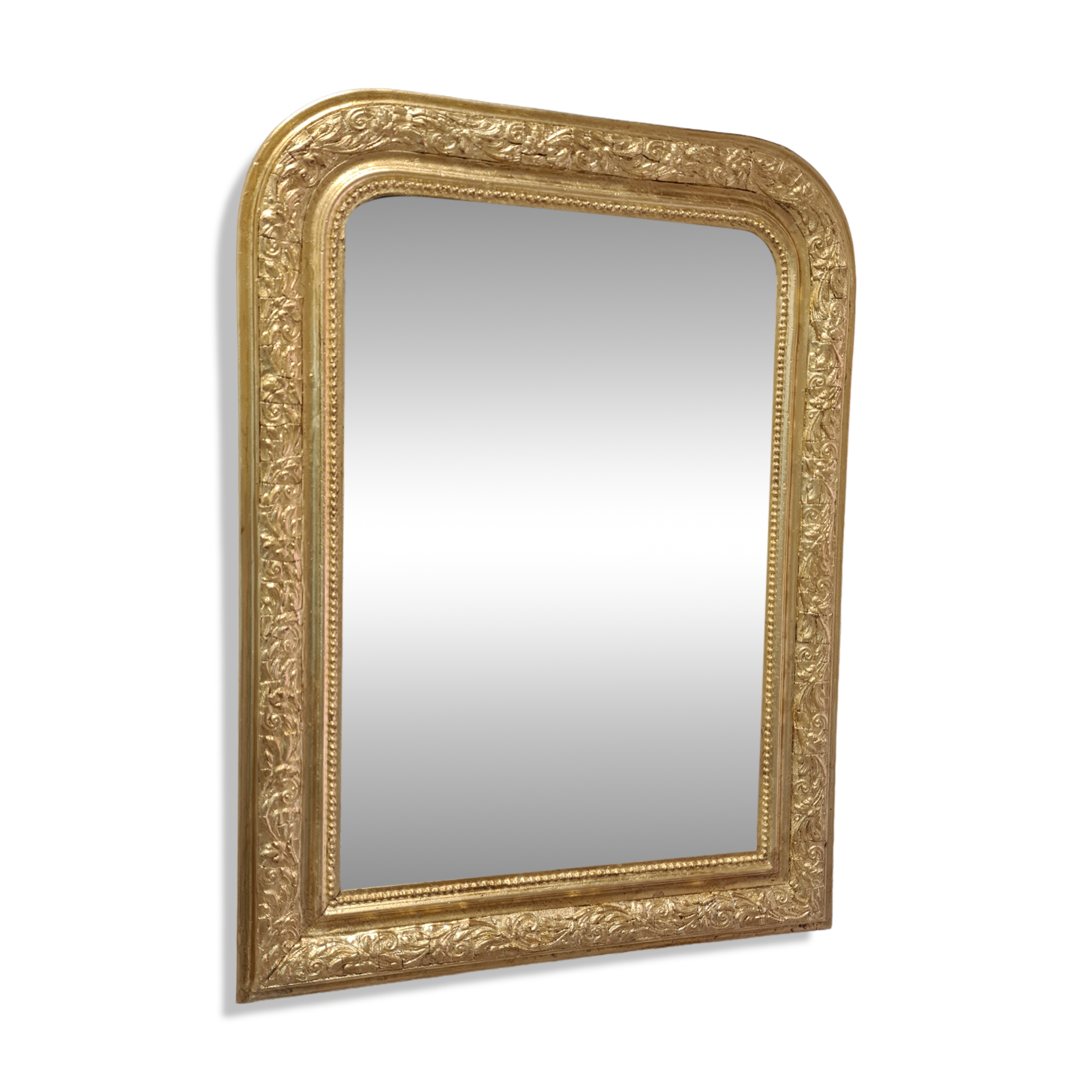 Antique gilded mirror in Louis Philippe style