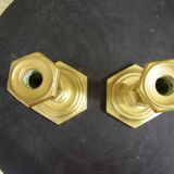 Pair of antique candle holders