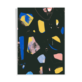 Rocks Black - A3 signed art print, unframed