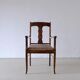 Biedermeier satin birch armchairs | Sweden | set of 2