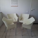 Set of 4 armchairs Dr NO design Philippe Starck for Jkartell