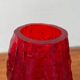 Vase en verre épais à écorce lourde allemand du milieu du siècle par Ingrid Glas, Allemagne, années 1960