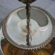 Silver metal cake display
