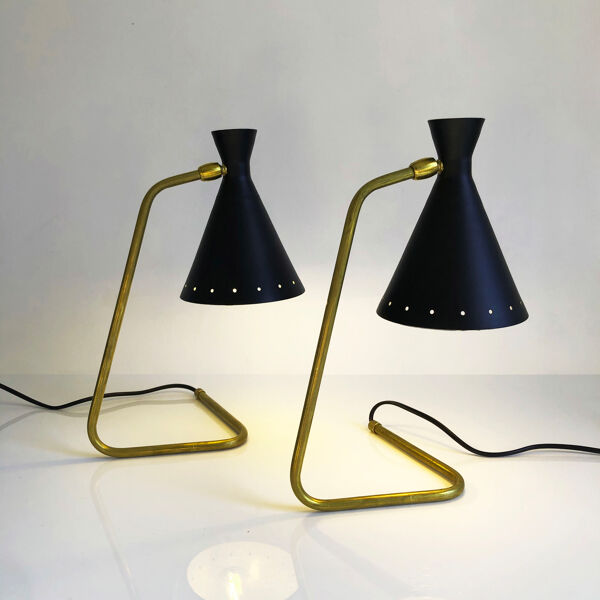 paire De Lampes Italiennes Cocotte