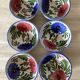 Floral ceramic bowls