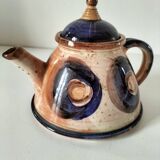 Red earthenware teapot