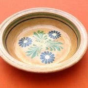 Alsatian pottery serving dish ref: 19 diameter: 315m weight: 1kg330