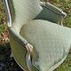 Voltaire Armchair / Louis XV Bergère (White & Green Patina)