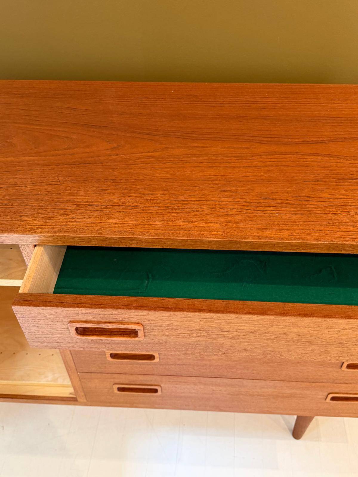 Enfilade scandinave en teck, Danemark 1970