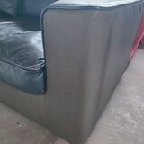Leather and fabric sofa by Jean-Charles de Castelbajac for Ligne Roset