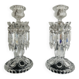 Baccarat pair of Thor model candlesticks