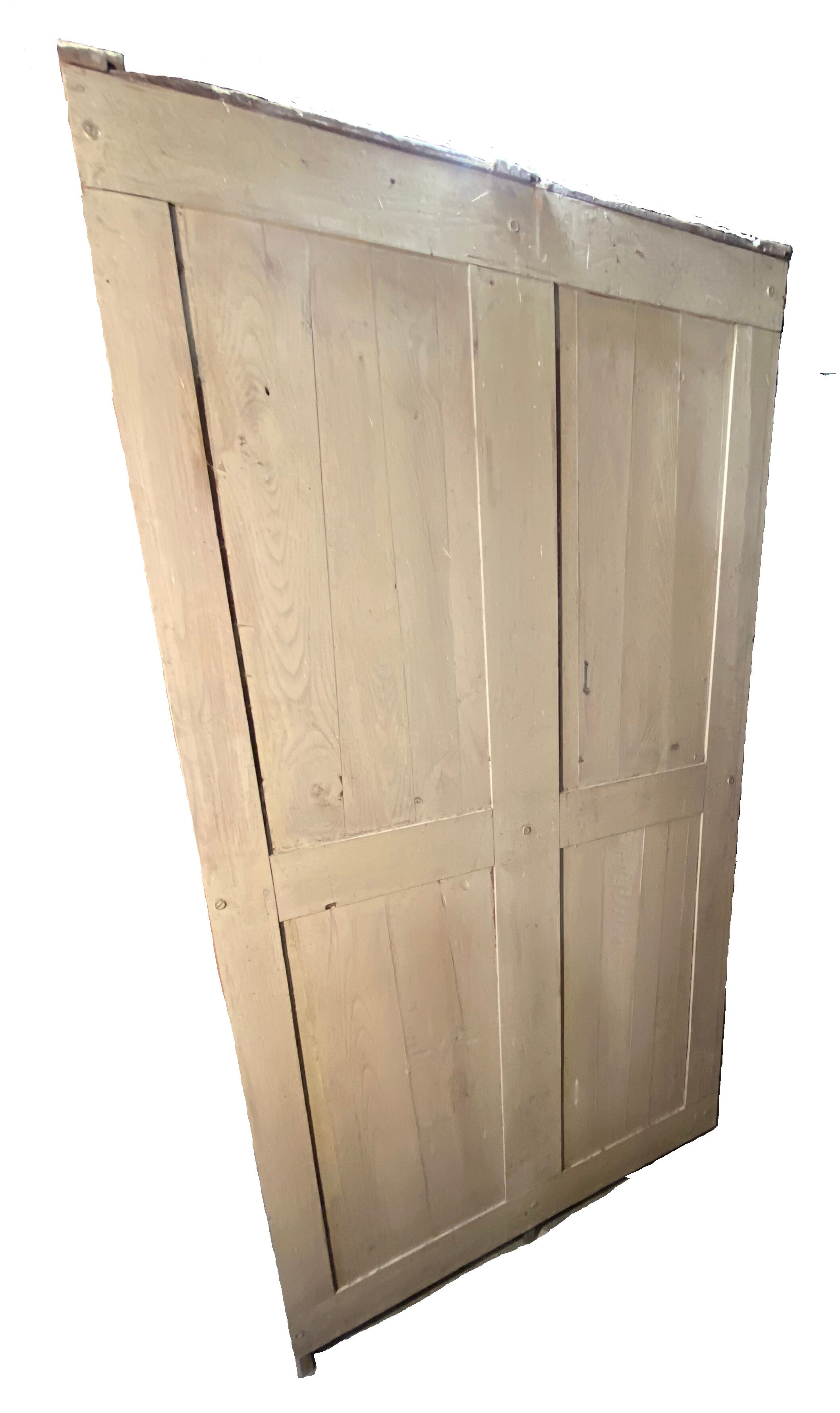 Solid oak 2-door locker